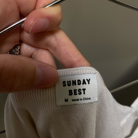 Sunday Best Cropped Longsleeve - Cream - Picture 4 of 4